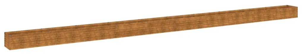 corten acél kerti magaságyás 960x50x36 cm
