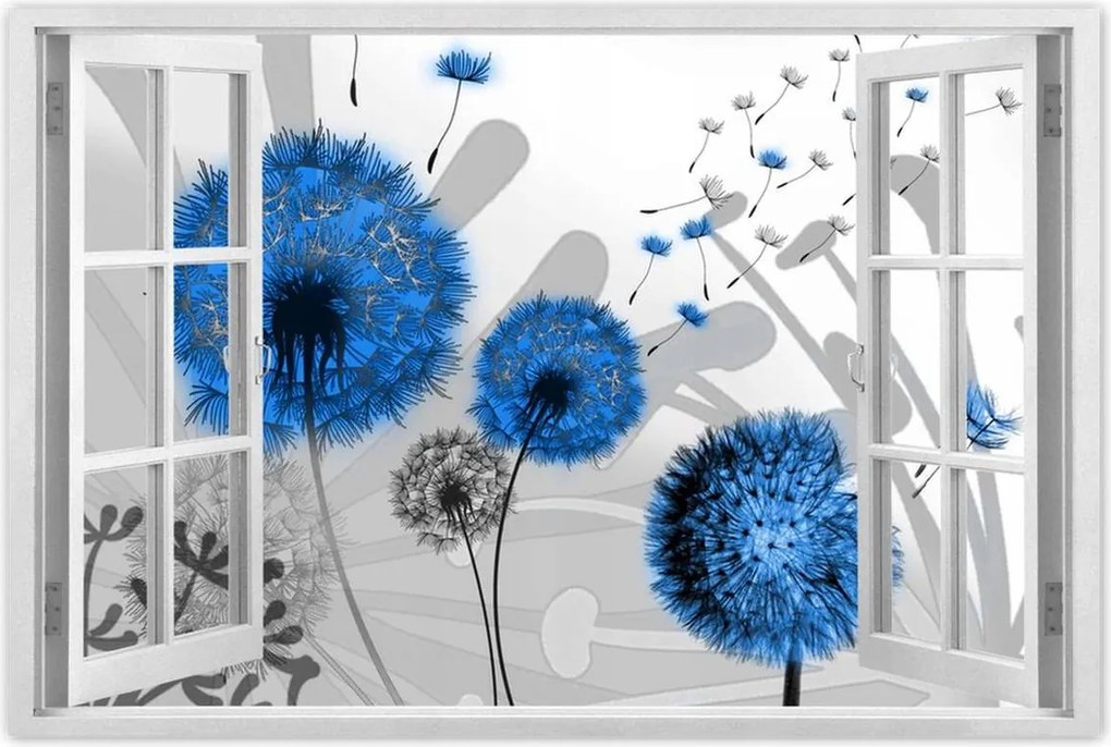 Poszterek 60x40 Kék pitypangok