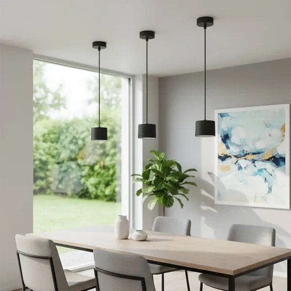 Brilagi - LED STRIPY kábeles függeszték 1xGX53/15W/230V fekete