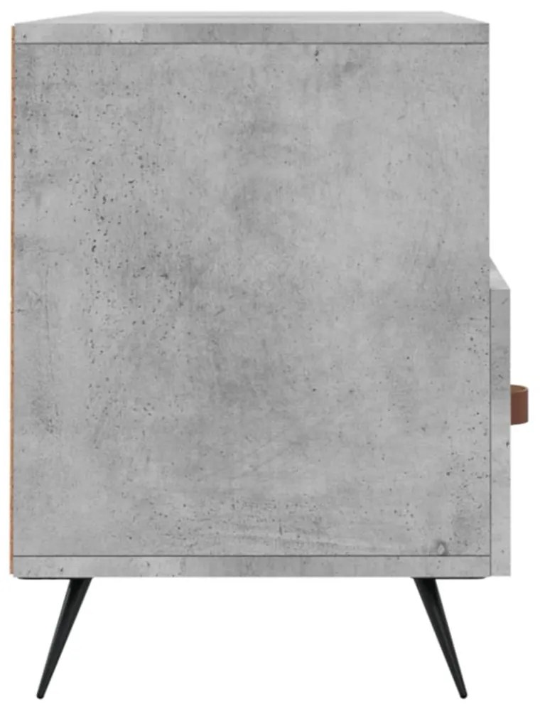 betonszürke szerelt fa TV-szekrény 102 x 36 x 50 cm