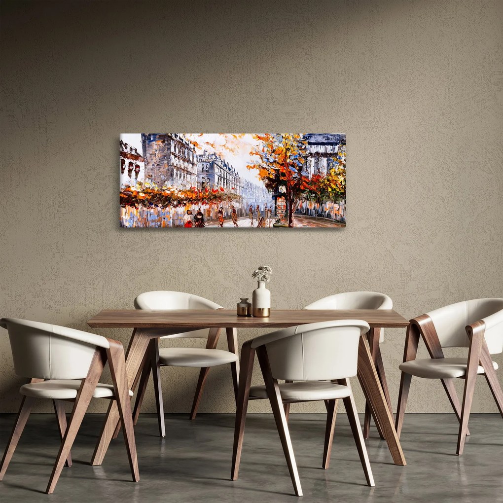 Kép - Városi élet (120x50 cm)