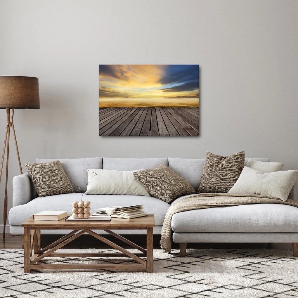 Kép - Kilátással rendelkező móló (70x50 cm)