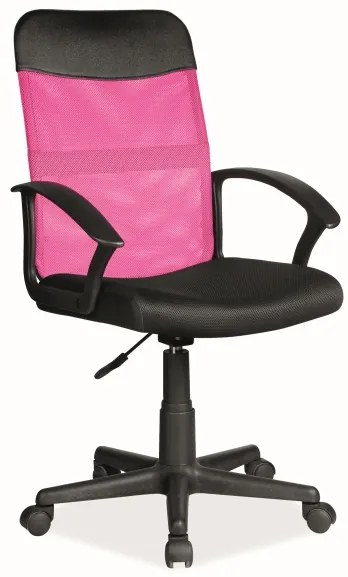Irodai fotel  Obery (fekete + rózsaszín). 1050641