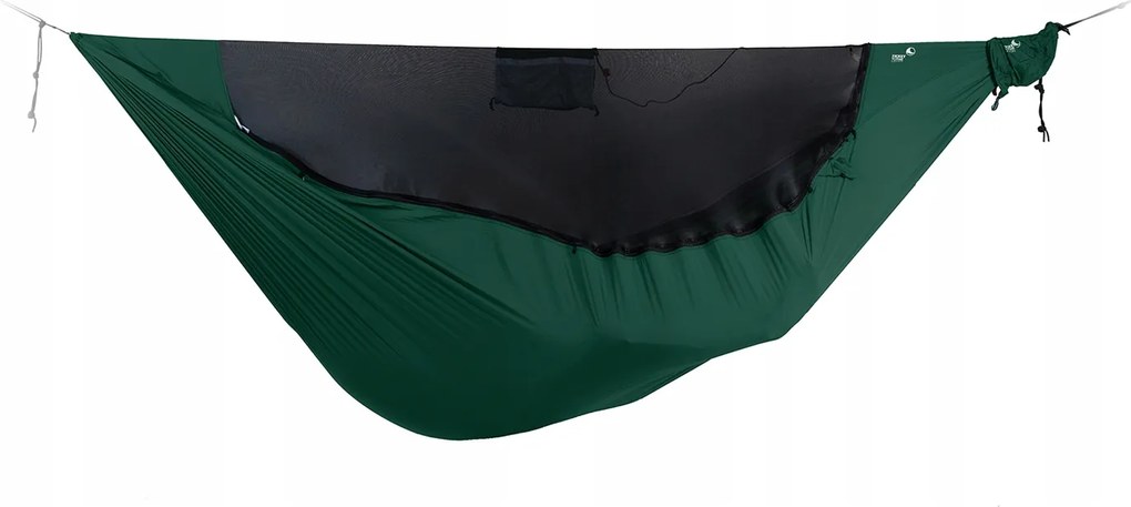 Ticket To The Moon Pro Lightest függőágy szúnyoghálóval 325x140 cm Forest Green