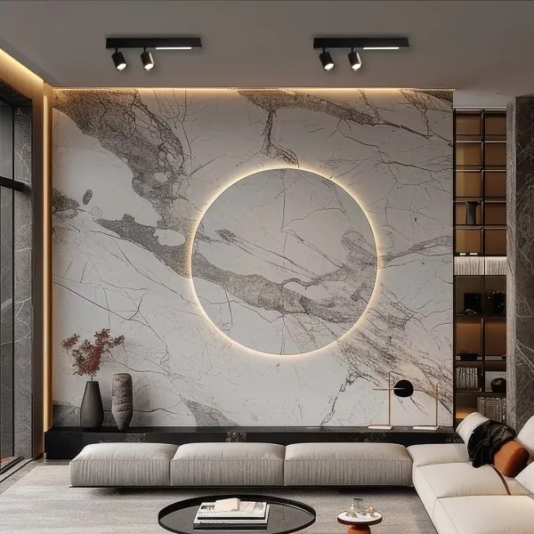 LED Spotlámpa MAGNET LED/5W/230V + 2xGU10/60W 3000/4000K fekete