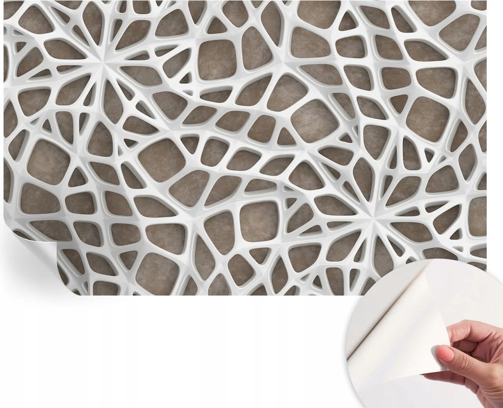 Öntapadós Stílusos Dekoratív Fotótapéta Csipke háló 416x254 cm