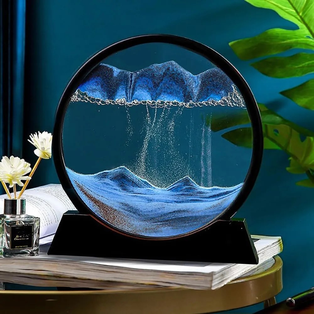 Homokóra kép kék homokkal