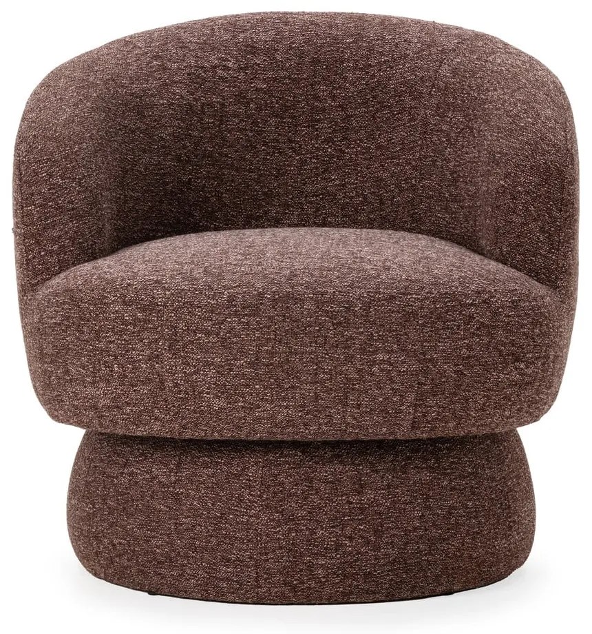 Lila-barna forgó fotel Dali – MOME