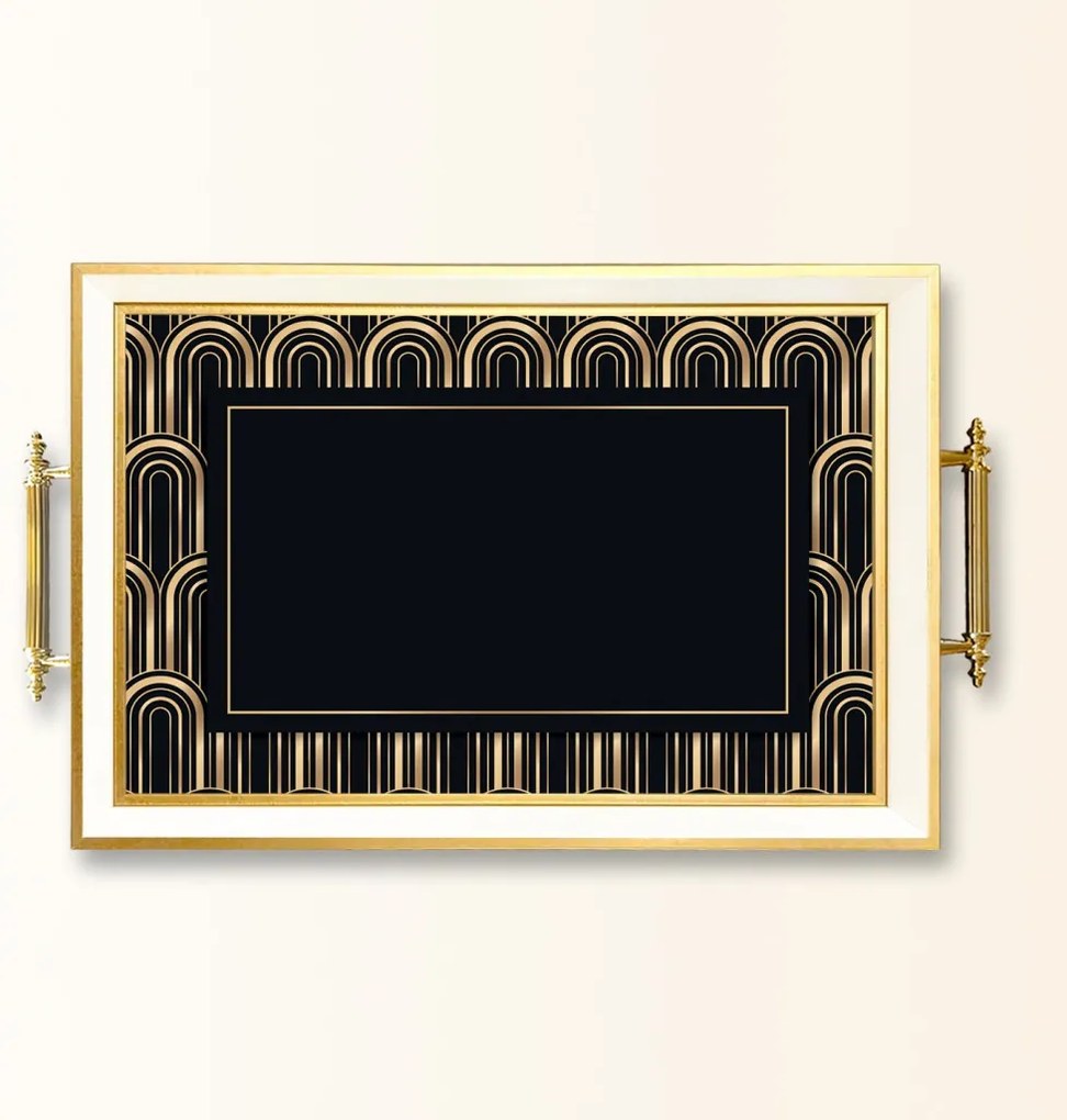 Üveg tálca, 38×24 cm – TPB9913