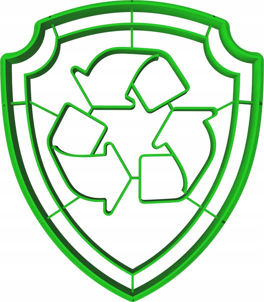 Sütemény lyukasztó bélyegzővel Nagy mese Mancs Őrjárat Rocky kitűző 10cm