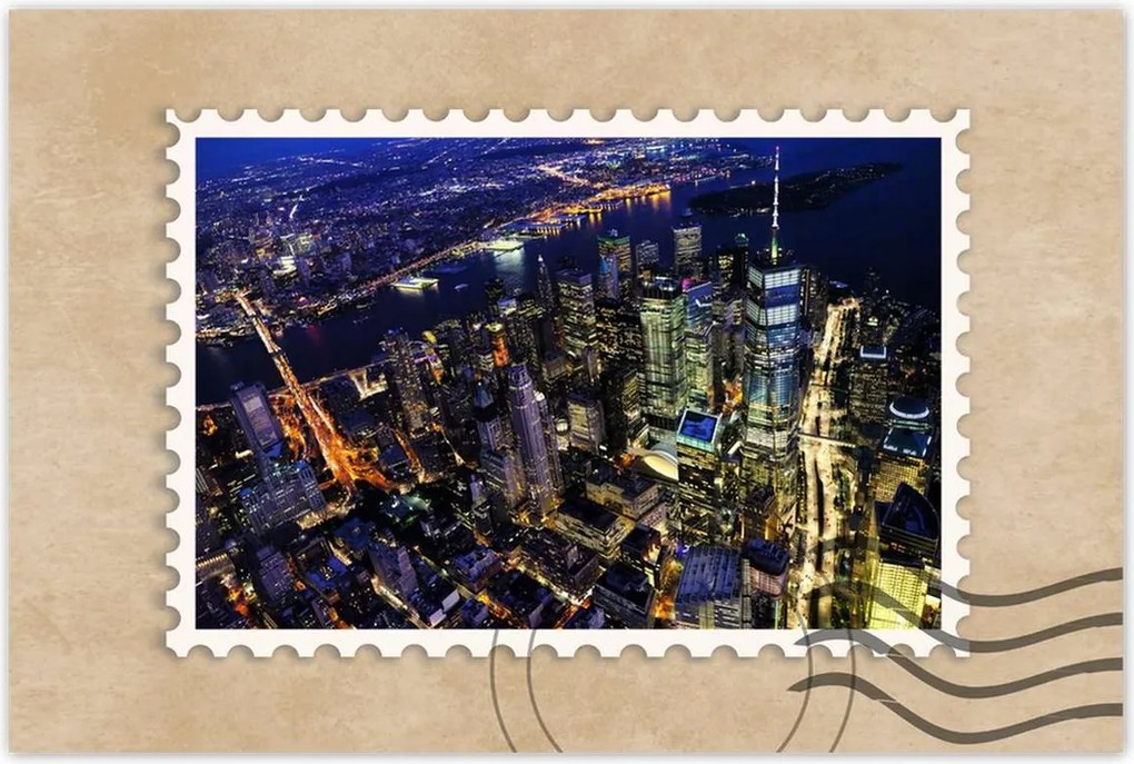 Poszterek 120x80 New York felülnézet