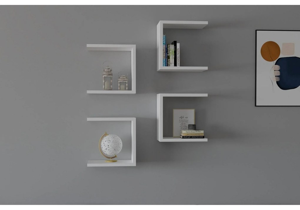 Fali polc Base - White