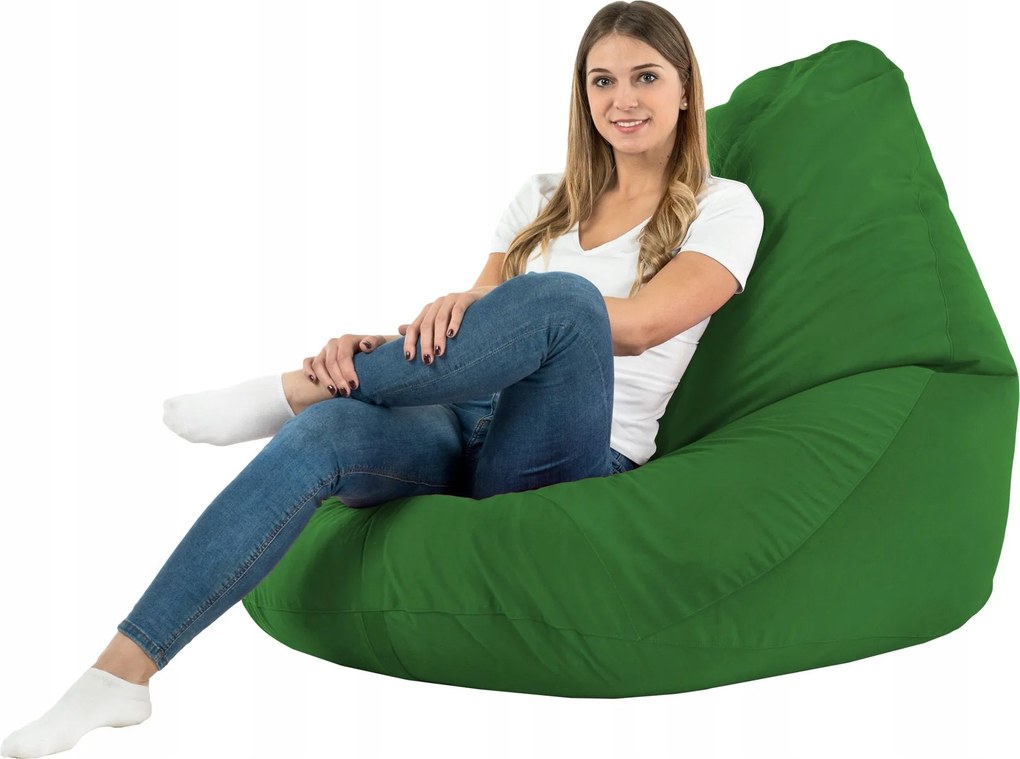 Plüss Táska XXL Ülőgarnitúra Sötétzöld