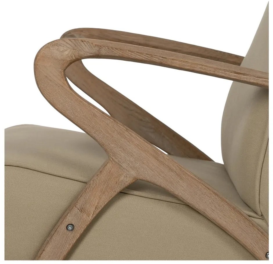 Bézs fotel Weave – Ixia