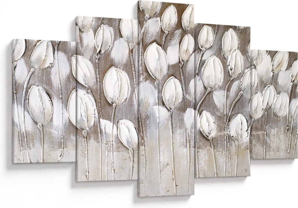 Kép - Strukturált tulipánok (150x105 cm)