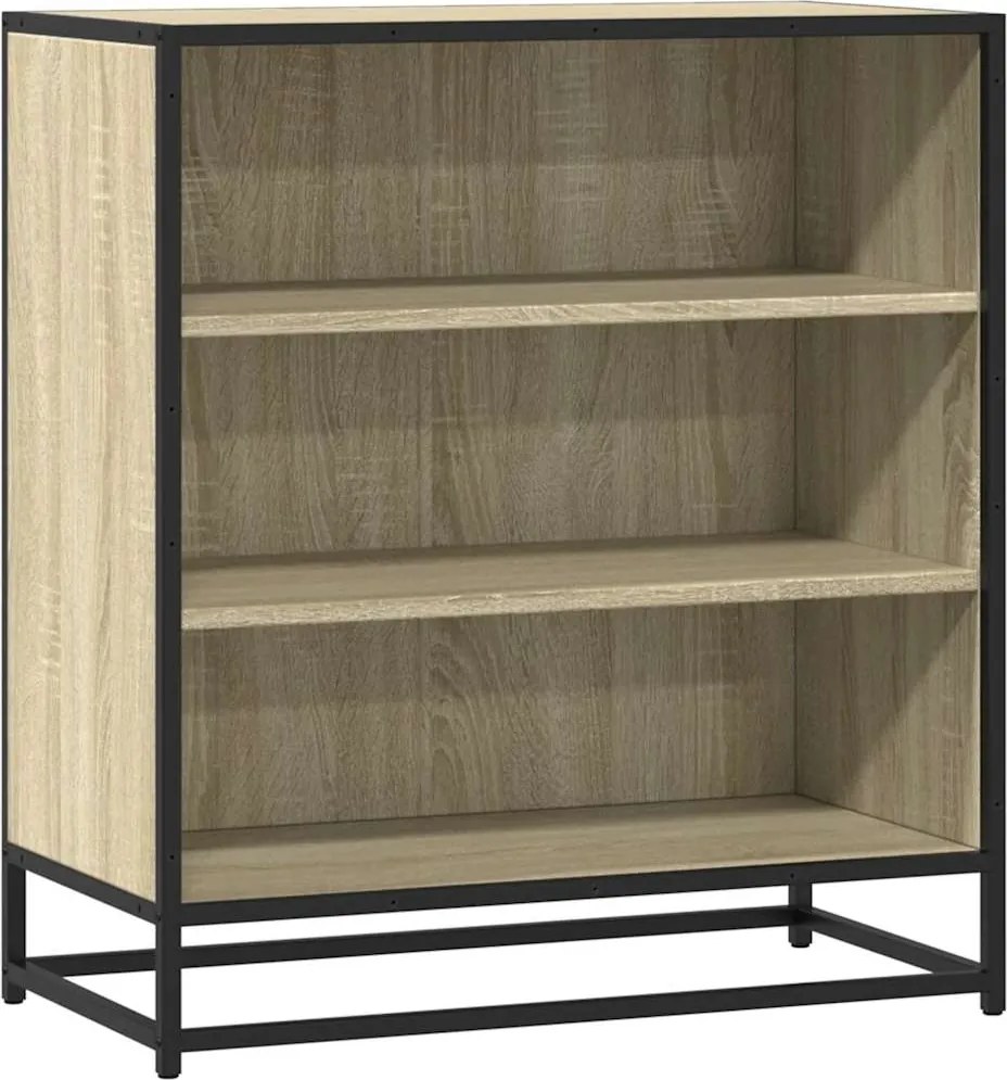 vidaXL sonoma tölgy színű szerelt fa tálalószekrény 68 x 35 x 76 cm