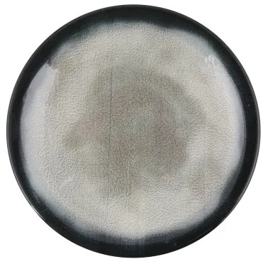 26 részes étkészlet kék/barna/porcelán