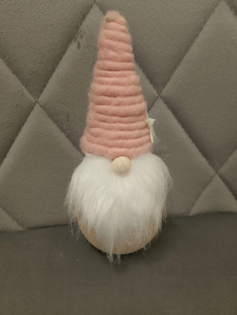 Karácsonyi fa figura /ajándék /rózsaszín karácsonyfadísz