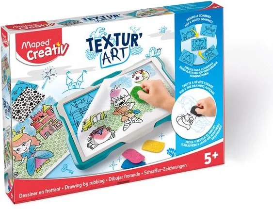 Rajztábla, kastélyok, MAPED CREATIV „Textur' Art” (IMAC907038)