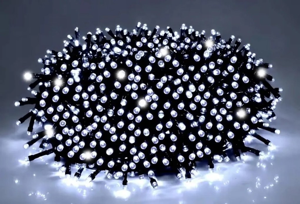 Karácsonyfa fényfüzér 500 Led hideg szín flesh kültéri fényfüzér