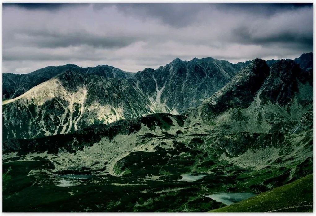 Poszterek 155x105 Tátra Lengyel hegyek Kilátás