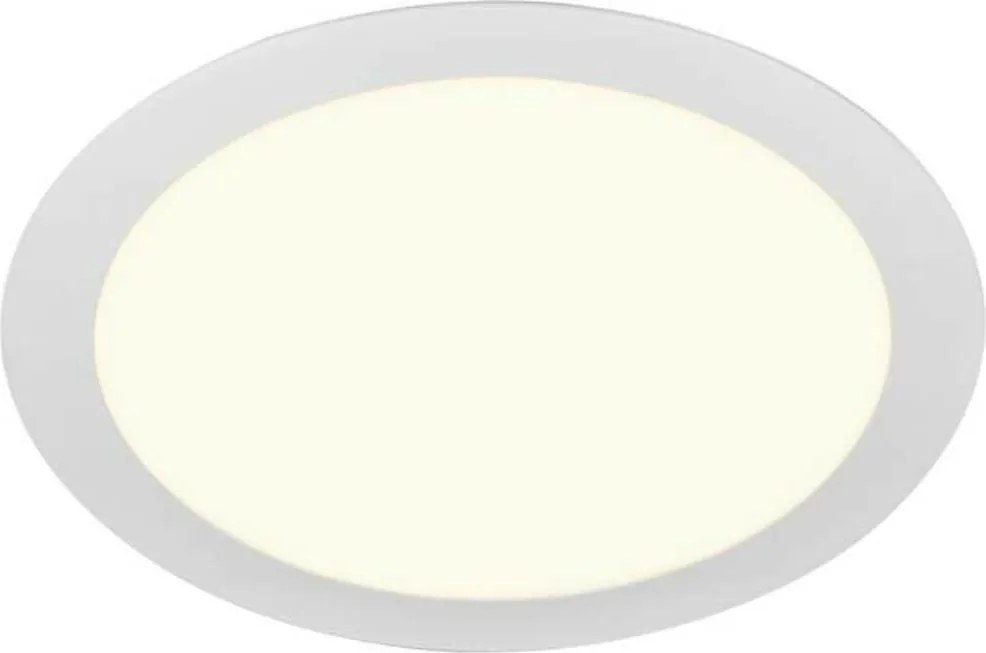 Slv Big White Senser 24 DL beltéri Led mennyezeti süllyesztett lámpa, kerek, fehér