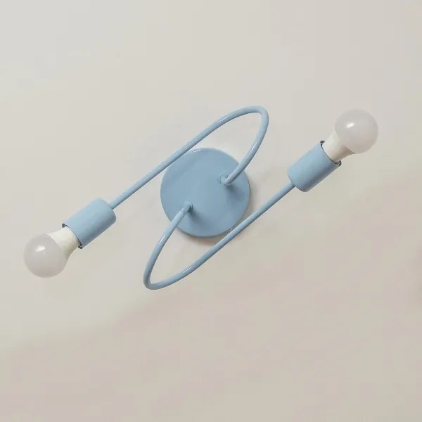 OXFORD felületre szerelt csillár 2xE27/15W/230V kék