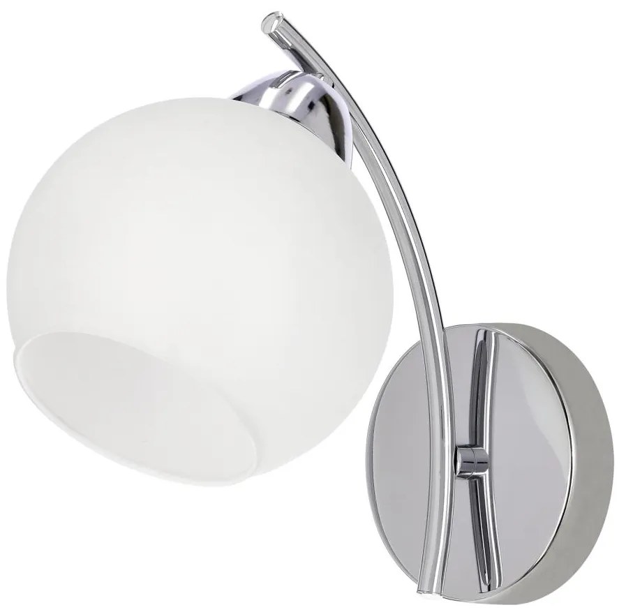 Fali lámpa AMOS 1xE27/40W/230V fényezett króm