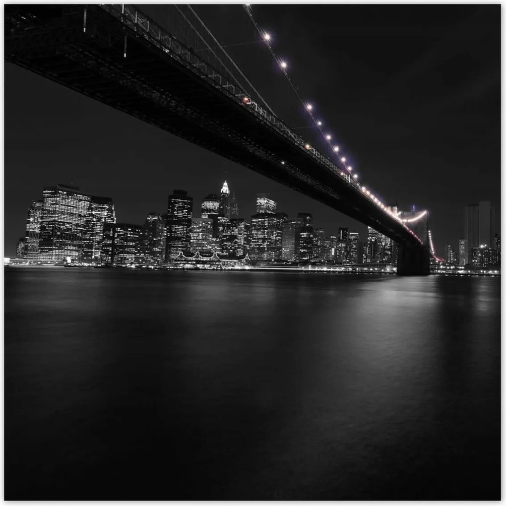 Poszterek 30x30 Lila hídfények