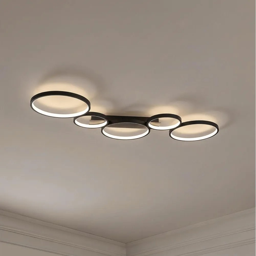 BRILAGI - LED mennyezeti lámpatest ECHO LED/60W/230V 4000K 45x110 cm fekete