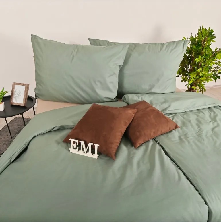 EMI Nature pamut ágyneműhuzat, A kibővített egyszemélyes ágy szett tartalma: 1x 140x220 + 1x 70x90