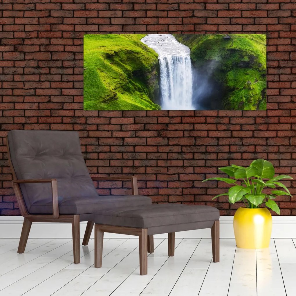 Kép - Skogafoss vízesés (120x50 cm)