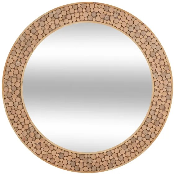 Atmosphera - Fali tükör ANOKI átm. 99 cm Eukaliptusz