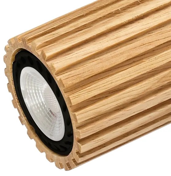 Brilagi - MODERN WOOD spotlámpa 2xGU10/8W/230V fa/fekete
