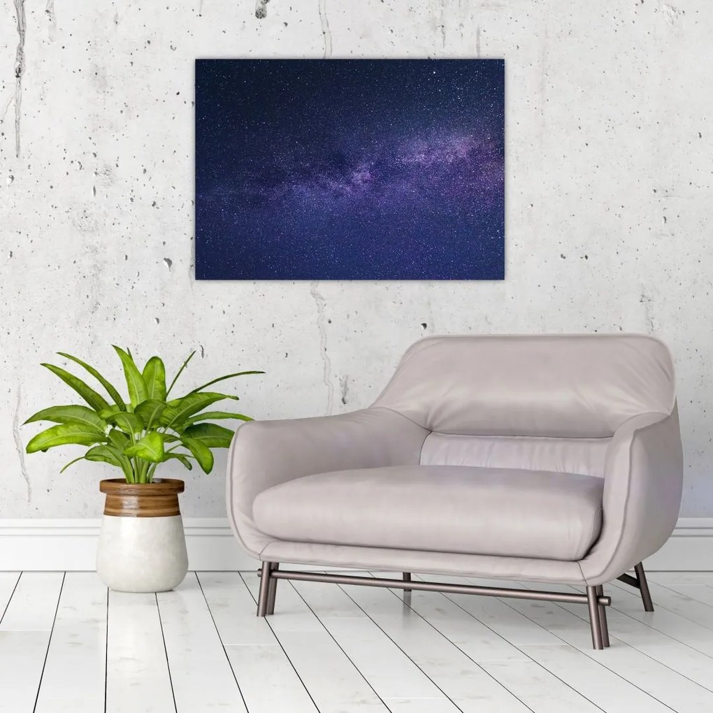 Galaxis kép (üvegen) (70x50 cm)