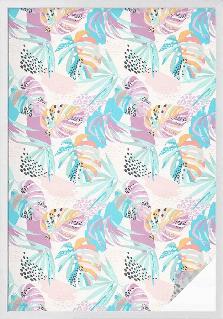 Ablaküveg fólia Adatvédelem Absztrakt dzsungel 100x146 cm