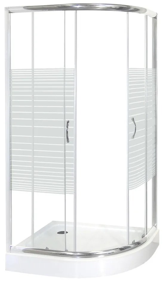 Madera 100x80 íves zuhanykabin zuhanytálcával balos