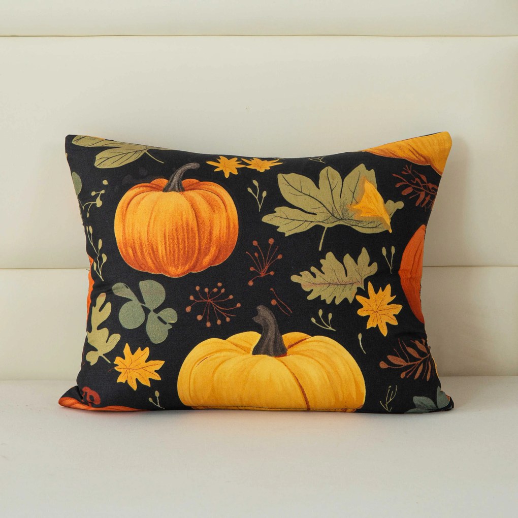 Mikroszálas párnahuzat ORANGE PUMPKINS 40x50 cm, színes