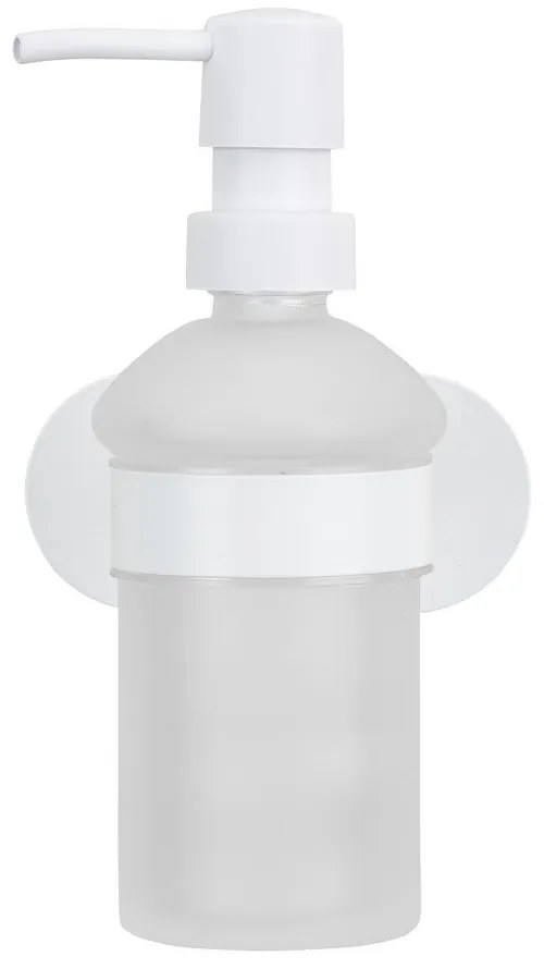 Fehér öntapadós üveg szappanadagoló 200 ml Orea – Wenko