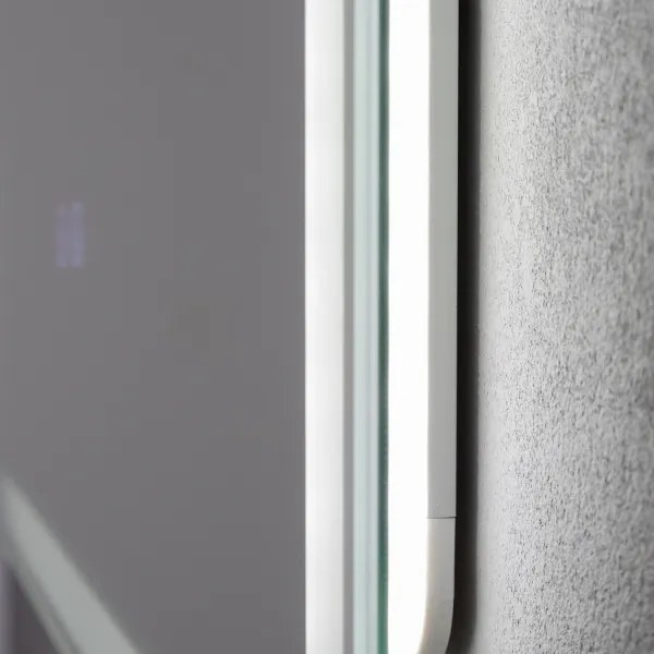 Brilagi - BELLA dimmelhető LED fürdőszobai tükör páramentesítő fűtéssel és háttérvilágítással LED/12W/230V 40x60 cm IP44