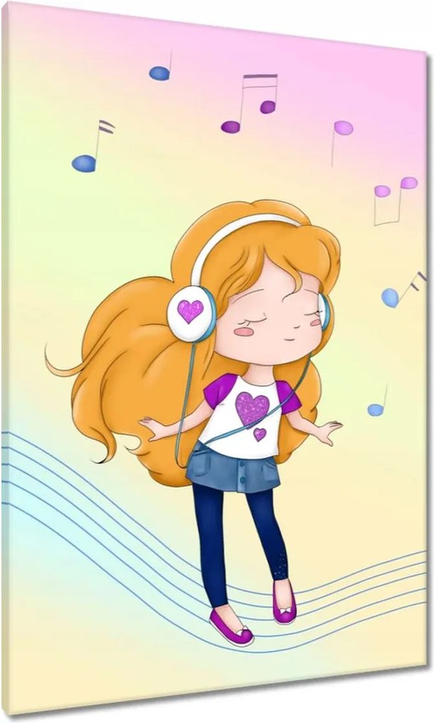 Vászonkép 70x100 Gyerekeknek Gyerek minta