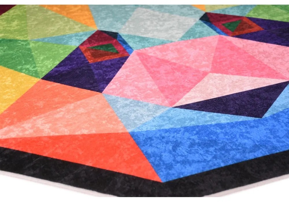 Mosható gyerek szőnyeg ø100 cm Rainbow Panda – Vitaus