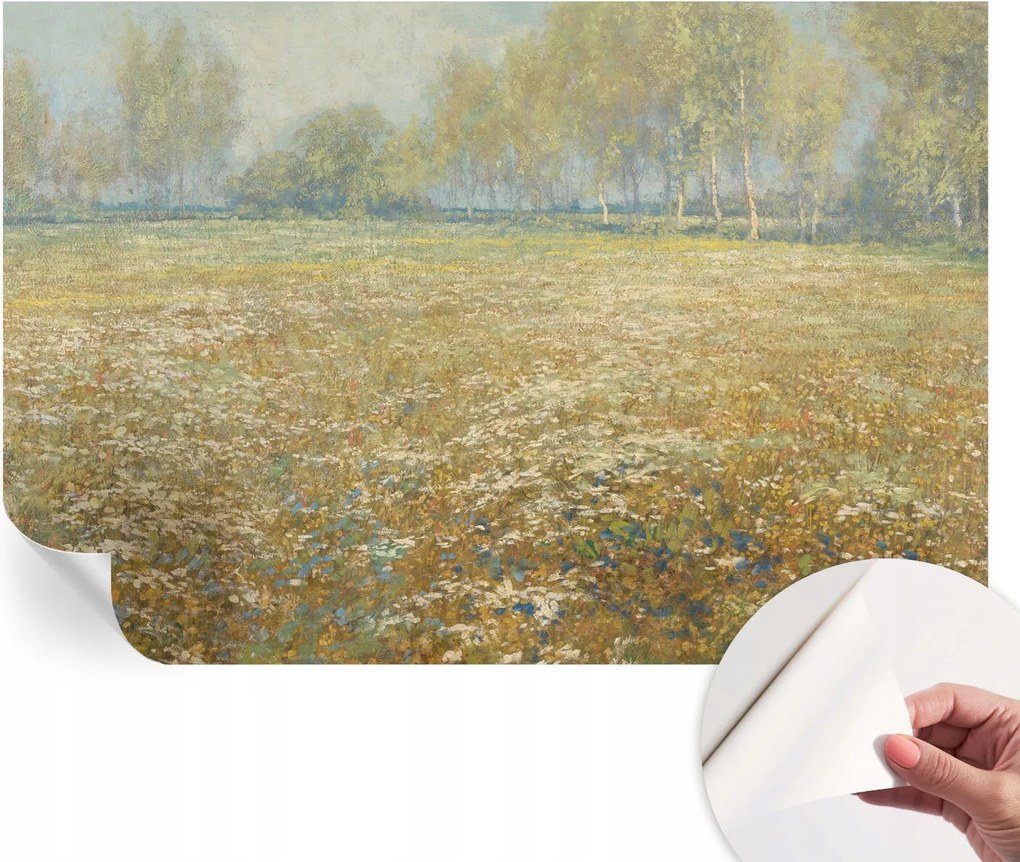 Öntapadós fotótapéta Nappali és Hálószoba Irodába Virágzó mező 104x70