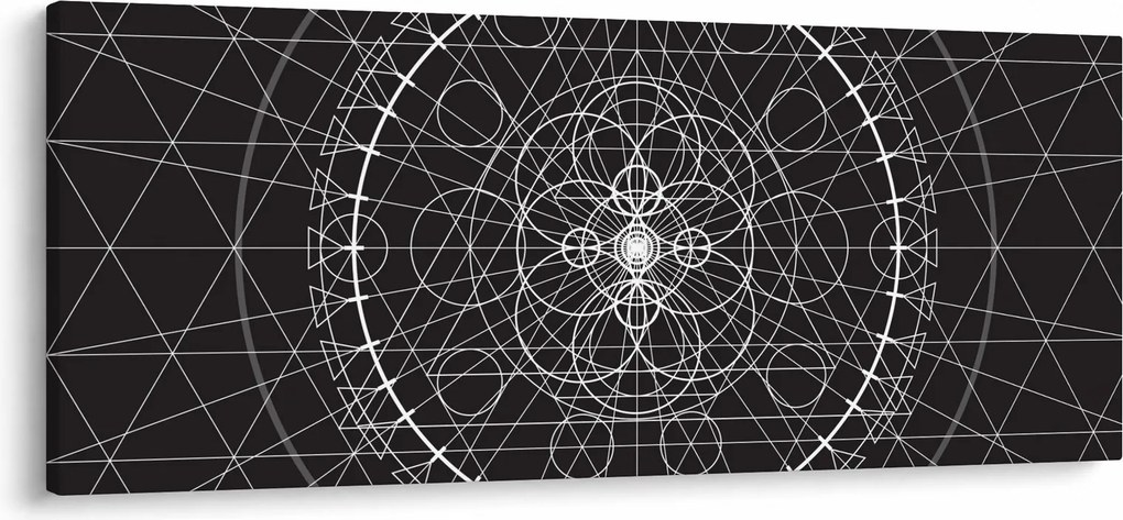 Kép - Óra absztrakciója (120x50 cm)
