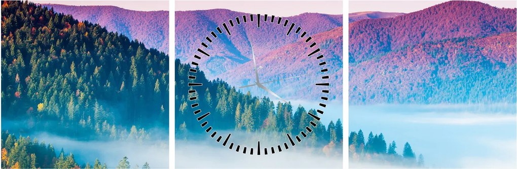 Kép - Panoráma 2 (órával) (90x30 cm)