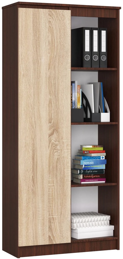 Regál Rehana II (wenge + szonoma tölgy). Akció -14%. 1069804