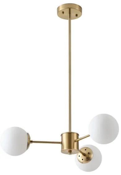 Csillár rúdon 3xE27/40W/230V réz