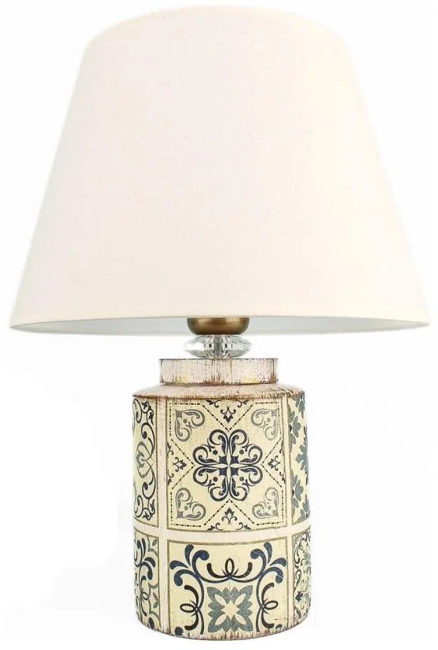 Asztali lámpa RAMZES 1xE27/40W/230V fehér