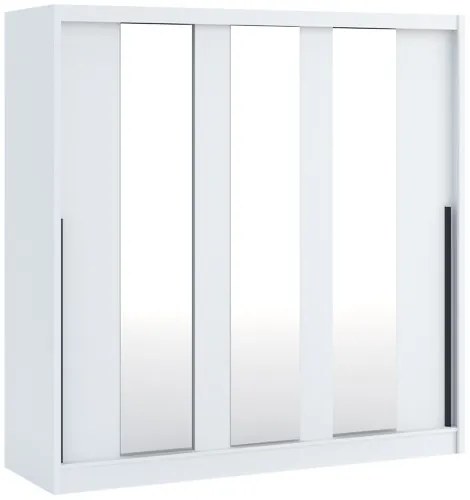 ARIS Gardróbszekrény Fehér Színben 205 cm