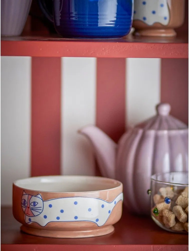 Világosbarna kőedény tálka szett 4 db-os Missy – Bloomingville